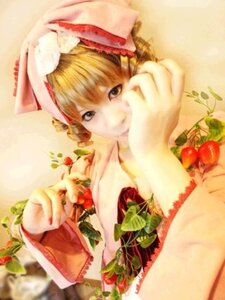 Rating: Safe Score: 0 Tags: 1girl blonde_hair blurry depth_of_field flower food fruit hinaichigo red_flower rose solo strawberry User: admin