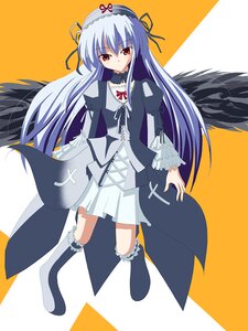 Rating: Safe Score: 0 Tags: 1girl black_wings blush boots dress fictional_sister frills full_body gothic hairband image long_hair long_sleeves looking_at_viewer orange_background red_eyes ribbon rozen_maiden solo standing suigintou wings User: admin