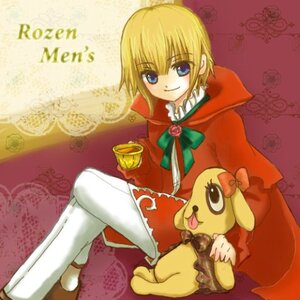 Rating: Safe Score: 0 Tags: 1boy auto_tagged blonde_hair blue_eyes bow cape flower image pink_bow rose shinku sitting solo stuffed_animal tongue User: admin