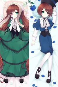 Rating: Safe Score: 0 Tags: 2girls blue_dress blue_flower brown_hair dress flower frills green_dress green_eyes hat heterochromia image long_hair multiple_girls pair pantyhose petals red_eyes rose short_hair siblings sisters souseiseki suiseiseki twins very_long_hair User: admin