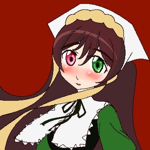 Rating: Safe Score: 0 Tags: 1girl blush brown_hair dress frills green_dress green_eyes head_scarf heterochromia image long_hair long_sleeves looking_at_viewer oekaki red_background red_eyes ribbon simple_background solo suiseiseki upper_body User: admin