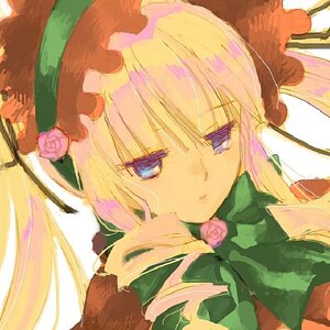 Rating: Safe Score: 0 Tags: 1girl blonde_hair blue_eyes drill_hair flower hat image long_hair pink_flower pink_rose purple_rose red_rose rose shinku simple_background solo twin_drills upper_body white_rose User: admin