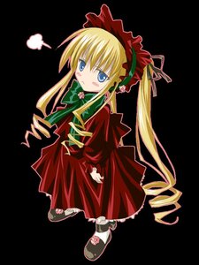 Rating: Safe Score: 0 Tags: 1girl blonde_hair blue_eyes bonnet bow bowtie dress drill_hair full_body green_bow image long_hair long_sleeves looking_at_viewer red_dress shinku shoes solo standing twintails very_long_hair User: admin