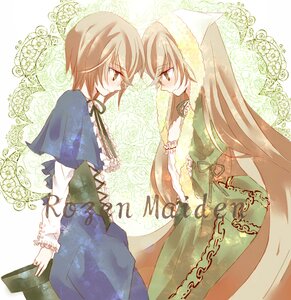 Rating: Safe Score: 0 Tags: 2girls blue_dress brown_hair dress flower frills green_dress head_scarf image long_hair long_sleeves multiple_girls pair ribbon short_hair siblings sisters souseiseki suiseiseki very_long_hair User: admin