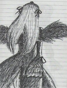 Rating: Safe Score: 0 Tags: 1girl black_wings dress feathered_wings greyscale hairband image long_hair monochrome ribbon solo suigintou very_long_hair wings User: admin