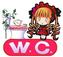 Rating: Safe Score: 0 Tags: 1girl blonde_hair bonnet bow chibi cup dress flower image long_hair long_sleeves pink_bow plant red_dress rose shinku simple_background solo teacup traditional_media twintails white_background User: admin