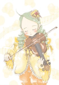 Rating: Safe Score: 0 Tags: 1girl acoustic_guitar beamed_eighth_notes bow_(instrument) closed_eyes dress eighth_note flower frills green_hair guitar holding_instrument image instrument kanaria long_sleeves music musical_note playing_instrument quarter_note rose solo staff_(music) treble_clef violin yellow_dress User: admin