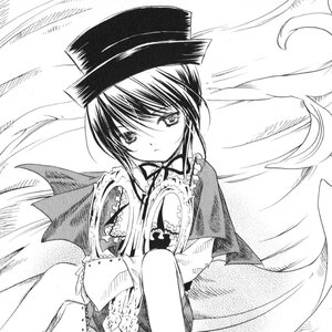 Rating: Safe Score: 0 Tags: 1girl blush greyscale hat image monochrome solo souseiseki wings User: admin