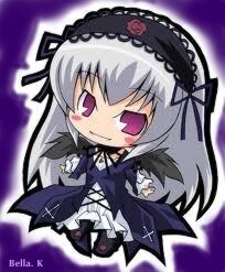 Rating: Safe Score: 0 Tags: 1girl black_wings chibi dress floating frills full_body hairband image long_hair long_sleeves looking_at_viewer outline pink_eyes rose silver_hair smile solo suigintou wings User: admin