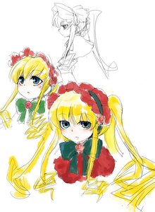 Rating: Safe Score: 0 Tags: 1girl blonde_hair blue_eyes blush bonnet bow bowtie cup flower image long_hair looking_at_viewer shinku sidelocks simple_background solo twintails white_background User: admin