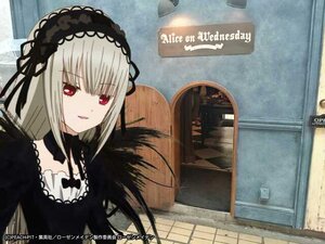 Rating: Safe Score: 0 Tags: 1girl black_dress dress frills hairband image lolita_hairband long_hair long_sleeves looking_at_viewer photo red_eyes silver_hair smile solo suigintou User: admin