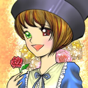 Rating: Safe Score: 0 Tags: 1girl blush flower hat image pink_flower pink_rose red_eyes red_flower red_rose ribbon rose short_hair solo souseiseki tongue tongue_out yellow_flower yellow_rose User: admin