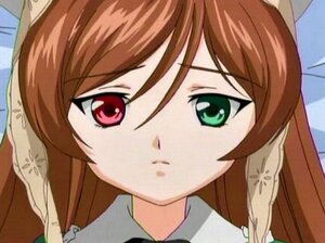 Rating: Safe Score: 0 Tags: 1girl bangs brown_hair closed_mouth green_eyes heterochromia image long_hair looking_at_viewer portrait red_eyes solo suiseiseki User: admin