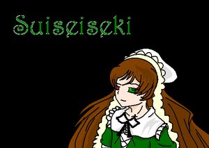 Rating: Safe Score: 0 Tags: 1girl black_background brown_hair dress frills green_dress green_eyes image long_hair long_sleeves simple_background solo suiseiseki text_focus User: admin