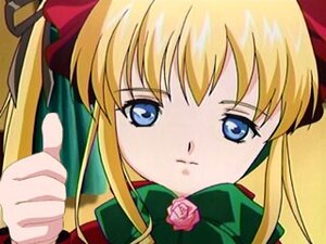 Rating: Safe Score: 0 Tags: 1girl blonde_hair blue_eyes bow face flower hair_bow image long_hair long_sleeves looking_at_viewer parody pink_rose rose shinku sidelocks simple_background solo twintails User: admin