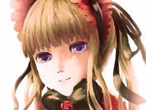 Rating: Safe Score: 0 Tags: 1girl bangs blonde_hair closed_mouth face flower image long_hair looking_at_viewer purple_eyes red_flower red_rose rose shinku simple_background solo striped white_background User: admin