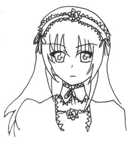 Rating: Safe Score: 0 Tags: 1girl blush detached_collar eyebrows_visible_through_hair frown greyscale hairband image lolita_hairband long_hair looking_at_viewer monochrome simple_background solo suigintou upper_body white_background User: admin