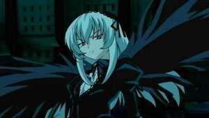 Rating: Safe Score: 0 Tags: 1girl black_dress black_ribbon black_wings closed_mouth dress frills hairband half-closed_eyes image long_hair long_sleeves looking_at_viewer red_eyes ribbon solo suigintou upper_body very_long_hair wings User: admin
