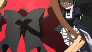 Rating: Safe Score: 0 Tags: 1girl auto_tagged dress frills gothic_lolita image lolita_fashion long_hair long_sleeves pair red_eyes ribbon shinku smile solo suigintou twintails wings User: admin