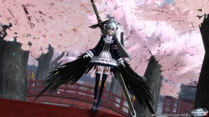 Rating: Safe Score: 0 Tags: 1girl black_legwear black_wings cherry_blossoms feathered_wings image katana petals solo suigintou thighhighs tree weapon wings User: admin