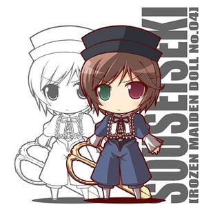 Rating: Safe Score: 0 Tags: blue_dress brown_hair chibi dress full_body green_eyes hat heterochromia image long_sleeves looking_at_viewer multiple_girls red_eyes ribbon short_hair siblings sisters solo souseiseki standing suiseiseki top_hat User: admin