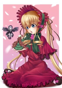 Rating: Safe Score: 0 Tags: 2girls auto_tagged black_wings blonde_hair blue_eyes bonnet bow dress flying frills image long_hair long_sleeves multiple_girls open_mouth pair petals red_dress shinku shoes sitting suigintou twintails very_long_hair wings User: admin