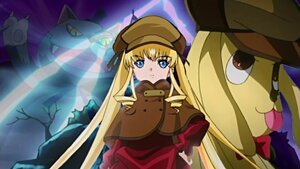 Rating: Safe Score: 0 Tags: 1girl blonde_hair blue_eyes hat image long_hair long_sleeves shinku solo User: admin