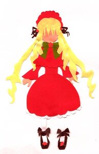 Rating: Safe Score: 0 Tags: 1girl blonde_hair bow bowtie closed_eyes dress full_body image long_hair long_sleeves red_dress rose shinku shoes simple_background solo standing very_long_hair white_background wings User: admin