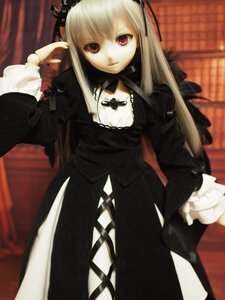 Rating: Safe Score: 0 Tags: 1girl 3d chair detached_collar doll dress expressionless frills gothic_lolita hairband lolita_fashion long_hair long_sleeves looking_at_viewer red_eyes ribbon rose sitting solo suigintou white_hair User: admin