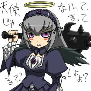 Rating: Safe Score: 0 Tags: 1girl black_wings dress flower frills hairband halo holding_weapon image lolita_fashion lolita_hairband long_hair long_sleeves purple_eyes rose silver_hair simple_background solo suigintou weapon white_background wings User: admin
