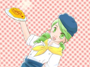 Rating: Safe Score: 0 Tags: 1girl apron argyle argyle_background beret checkered checkered_background checkered_floor checkered_skirt food green_eyes green_hair hat image kanaria open_mouth pizza plaid plaid_background plaid_bow plaid_dress plaid_pants plaid_skirt plaid_vest plate smile solo tile_floor tiles unmoving_pattern User: admin