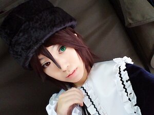 Rating: Safe Score: 0 Tags: 1girl brown_hair closed_mouth frills green_eyes hair_between_eyes hat heterochromia lips long_sleeves looking_at_viewer solo souseiseki upper_body User: admin