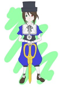 Rating: Safe Score: 0 Tags: brown_hair dress full_body green_eyes hat heterochromia image long_sleeves pantyhose red_eyes short_hair solo souseiseki standing top_hat User: admin