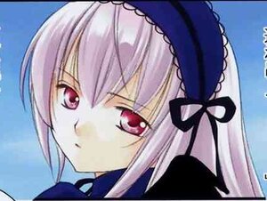 Rating: Safe Score: 0 Tags: 1girl bangs black_ribbon closed_mouth eyebrows_visible_through_hair face frills hairband image looking_at_viewer portrait red_eyes ribbon simple_background solo suigintou User: admin