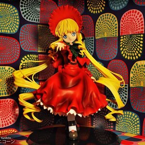Rating: Safe Score: 0 Tags: 1girl blonde_hair blue_eyes bow chain-link_fence doll dress drill_hair fence halftone halftone_background honeycomb_(pattern) honeycomb_background long_hair long_sleeves looking_at_viewer red_dress ringlets shinku solo stained_glass twin_drills twintails very_long_hair User: admin