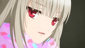 Rating: Safe Score: 0 Tags: 1girl :d bangs close-up eyebrows_visible_through_hair face image looking_at_viewer open_mouth red_eyes smile solo suigintou User: admin