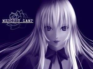 Rating: Safe Score: 0 Tags: 1girl bangs image long_hair looking_at_viewer monochrome purple_theme ribbon simple_background smile solo suigintou User: admin