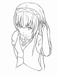 Rating: Safe Score: 0 Tags: 1girl bangs blush closed_mouth eyebrows_visible_through_hair greyscale hair_between_eyes hairband image long_hair looking_at_viewer monochrome short_sleeves smile solo striped suigintou upper_body User: admin