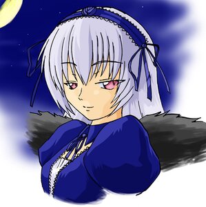 Rating: Safe Score: 0 Tags: 1girl black_ribbon black_wings frills full_moon hairband image long_sleeves looking_at_viewer moon night night_sky puffy_sleeves ribbon silver_hair sky solo suigintou upper_body wings User: admin
