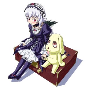 Rating: Safe Score: 0 Tags: 1girl blush boots choker commentary_request detached_collar dress frills full_body hairband holding_hands ichikawa_masahiro image juliet_sleeves knee_boots kunkun long_hair long_sleeves pink_eyes puffy_sleeves purple_eyes red_eyes rozen_maiden silver_hair sitting solo standing stuffed_animal stuffed_dog suigintou suitcase wings User: admin