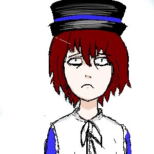 Rating: Safe Score: 0 Tags: 1girl hat image red_hair short_hair simple_background solo souseiseki transparent_background white_background User: admin