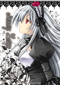 Rating: Safe Score: 0 Tags: 1girl black_dress black_ribbon detached_collar dress flower frills hairband image juliet_sleeves lace lolita_fashion lolita_hairband long_hair long_sleeves profile puffy_sleeves red_eyes ribbon rose silver_hair solo suigintou upper_body User: admin