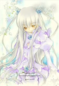 Rating: Safe Score: 0 Tags: 1girl barasuishou dress flower frills hair_flower hair_ornament image long_hair long_sleeves looking_at_viewer puffy_sleeves rose solo two_side_up very_long_hair white_dress yellow_eyes User: admin