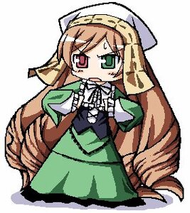 Rating: Safe Score: 0 Tags: 1girl :d blush brown_hair dress frills full_body green_dress green_eyes head_scarf heterochromia image long_hair long_sleeves looking_at_viewer open_mouth red_eyes simple_background solo suiseiseki very_long_hair white_background User: admin