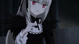 Rating: Safe Score: 0 Tags: 1girl bangs black_dress black_wings dress eyebrows_visible_through_hair gothic_lolita hair_ribbon image lolita_fashion long_hair long_sleeves looking_at_viewer red_eyes ribbon smile solo suigintou upper_body User: admin