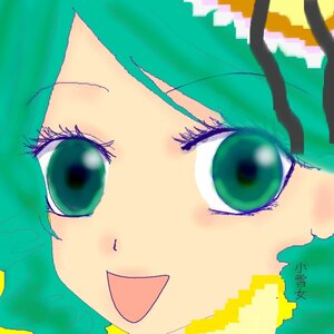 Rating: Safe Score: 0 Tags: 1girl aqua_hair close-up face image kanaria looking_at_viewer multicolored_eyes smile solo User: admin