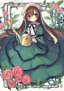 Rating: Safe Score: 0 Tags: 1girl brown_hair dress flower frills green_dress hat heterochromia image lolita_fashion long_hair long_sleeves looking_at_viewer pink_flower pink_rose plant purple_rose red_eyes red_flower red_rose rose smile solo suiseiseki thorns very_long_hair vines watering_can yellow_flower yellow_rose User: admin