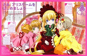 Rating: Safe Score: 0 Tags: 3girls blonde_hair blue_eyes bonnet bow bowtie cup dress drill_hair frills green_eyes hair_bow hat hina_ichigo image long_hair long_sleeves looking_at_viewer mary_janes multiple multiple_girls open_mouth pink_bow pink_dress shinku shoes sidelocks sitting tagme very_long_hair white_legwear User: admin