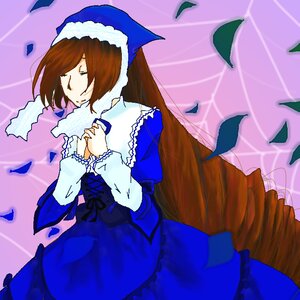 Rating: Safe Score: 0 Tags: 1girl apron blue_dress blue_headwear brown_hair closed_eyes confetti costume_switch dress frills hands_clasped image leaf long_hair long_sleeves own_hands_together praying solo souseiseki suiseiseki very_long_hair User: admin