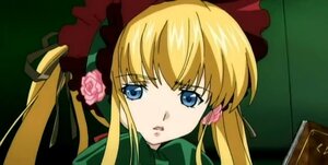 Rating: Safe Score: 0 Tags: 1girl bangs blonde_hair blue_eyes bonnet bow face flower image long_hair looking_at_viewer portrait ribbon rose shinku solo twintails User: admin